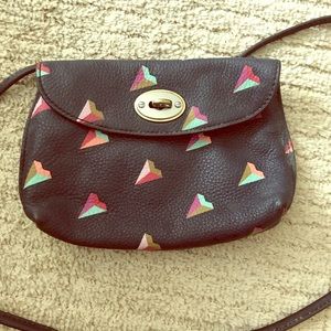 fossil crossover navy blue